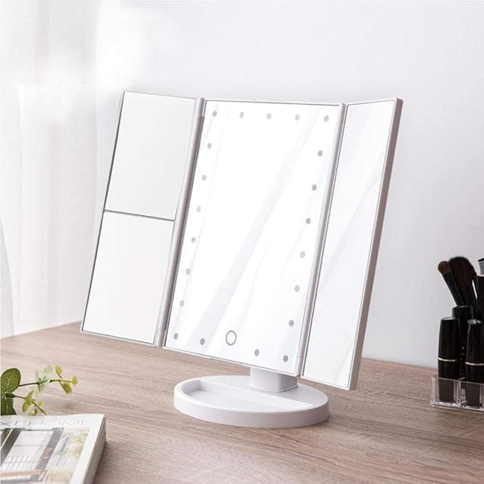 Espejo LED de mesa SATE recargable