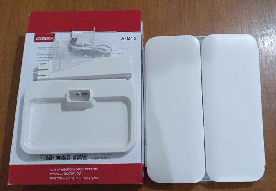 Espejo LED de mesa SATE recargable
