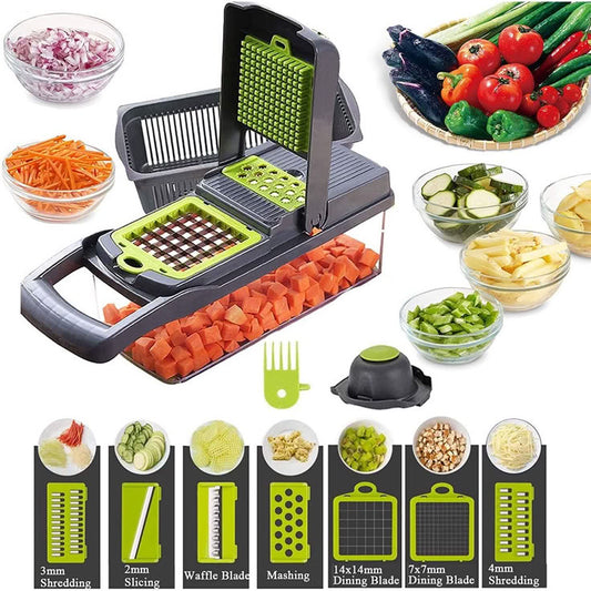Cortador y rallador de verduras multifunción